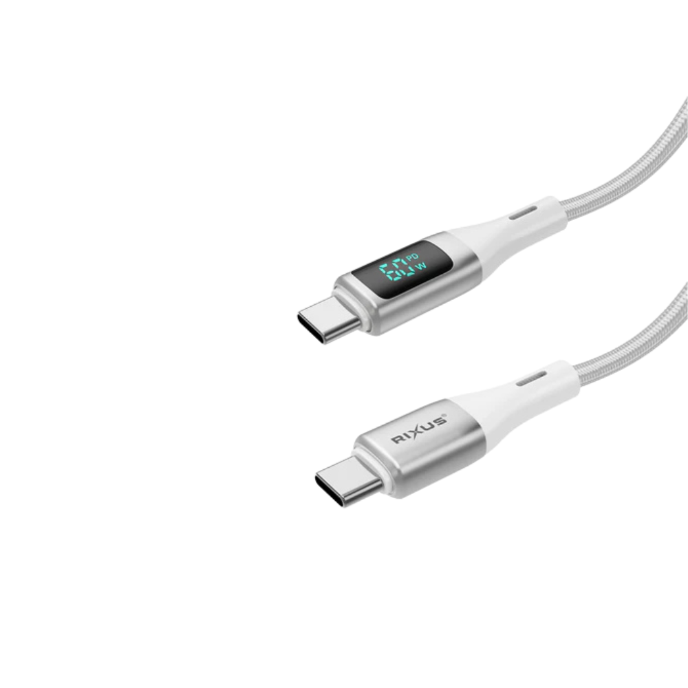 CABO DE CARREGAMENTO RÁPIDO COM ECRÃ LED